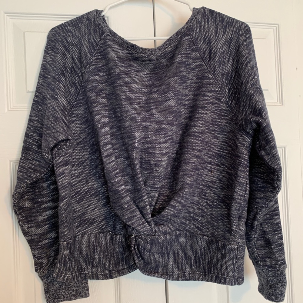J Crew Knotted Sweatshirt